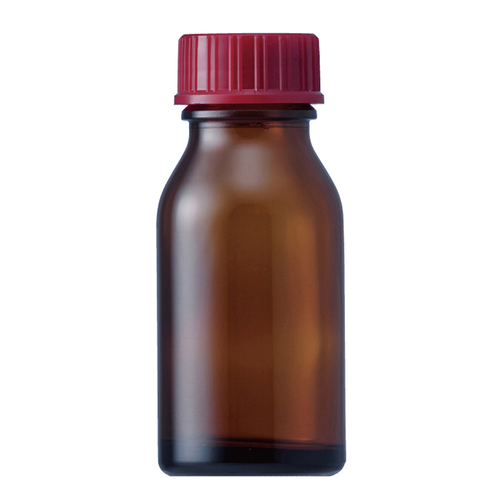 茶細口瓶-50 製品情報 | 化粧品容器の製造・販売・OEMなら株式会社グラセル